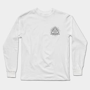 Ouija and Chill - Pocket Design Long Sleeve T-Shirt